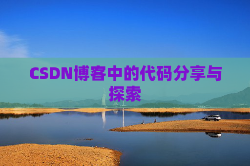 CSDN博客中的代码分享与探索